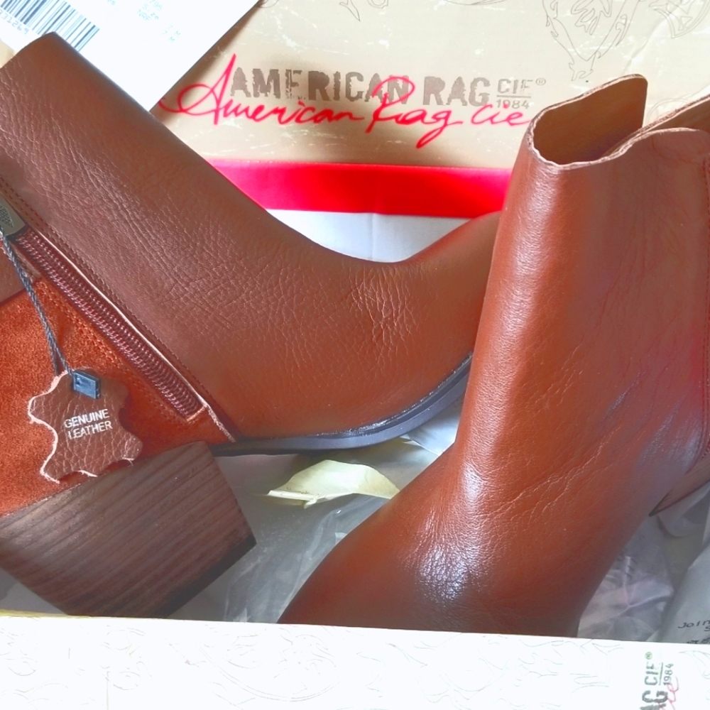 American Rag Genuine Leather Bootie size 7.5